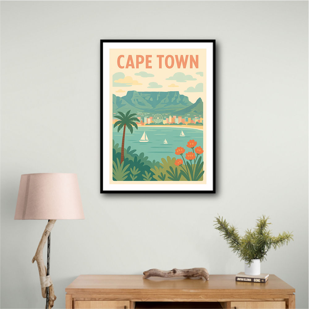 Cape Town Travel Poster