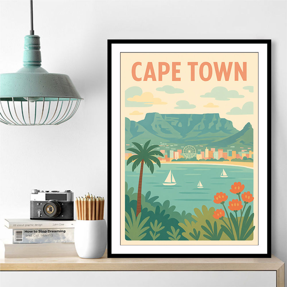 Cape Town Travel Poster