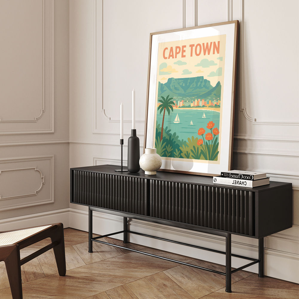 Cape Town Travel Poster