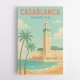 Casablanca Travel Poster 