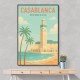 Casablanca Travel Poster 