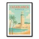 Casablanca Travel Poster 