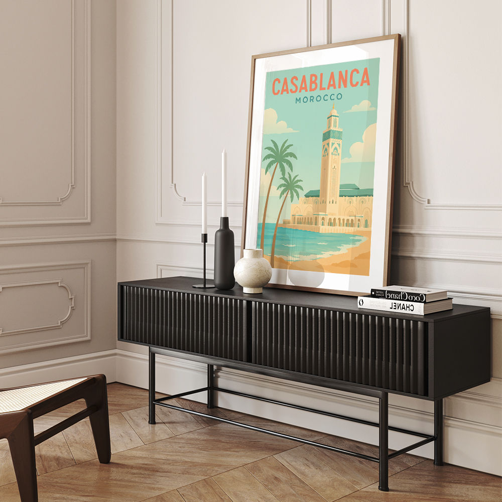 Casablanca Travel Poster 