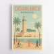 Casablanca Travel Poster 1