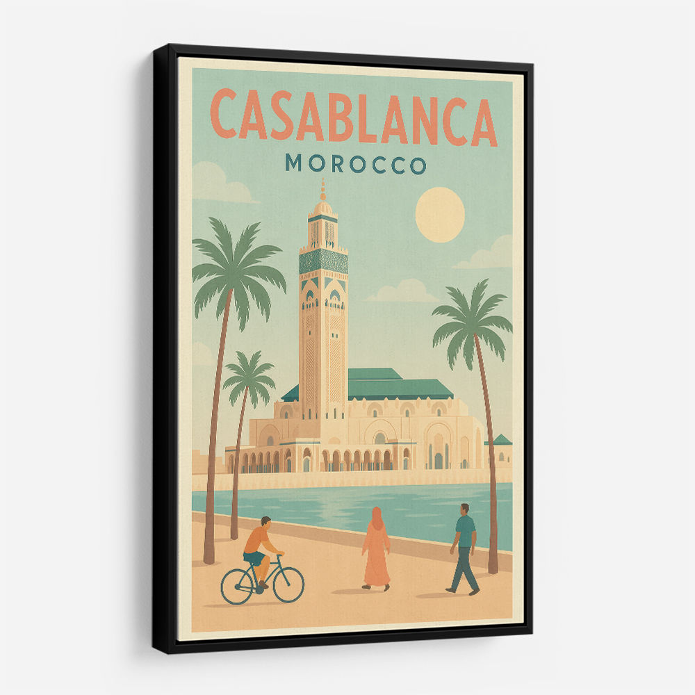 Casablanca Travel Poster 1