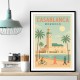 Casablanca Travel Poster 1