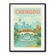 Chengdu China Travel Poster 1