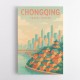 Chongqing China Travel Poster