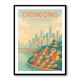 Chongqing China Travel Poster