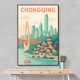 Chongqing China Travel Poster 1