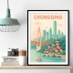Chongqing China Travel Poster 1