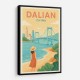Dalian China Travel Poster