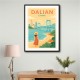 Dalian China Travel Poster