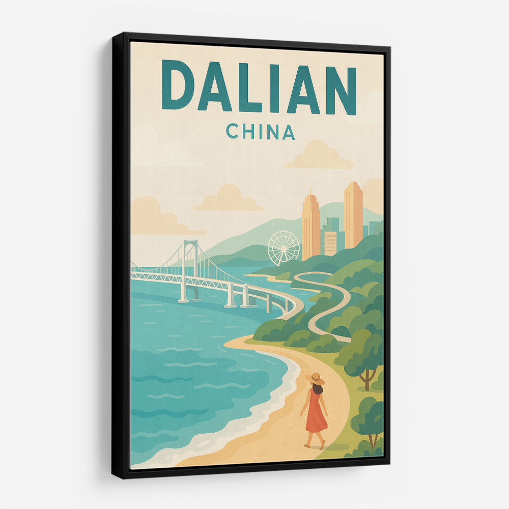 Dalian China Travel Poster 1