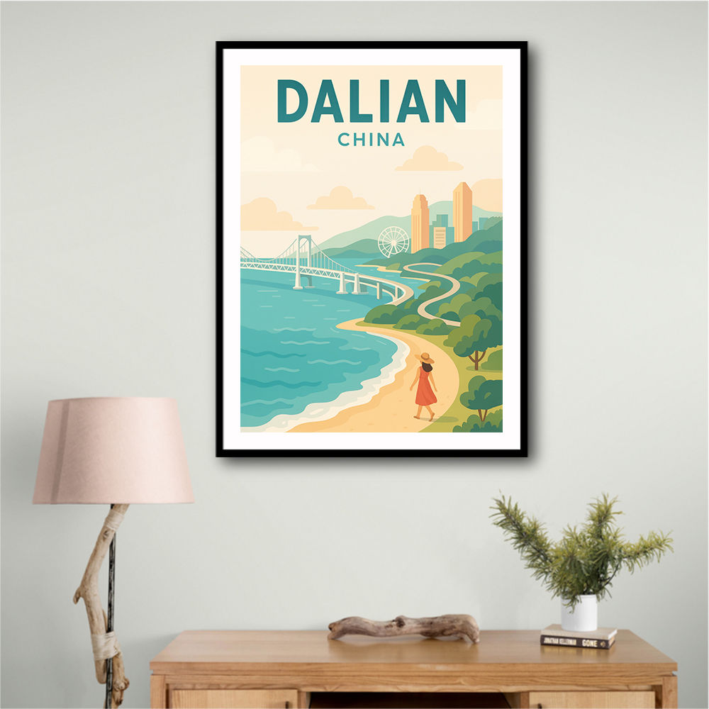 Dalian China Travel Poster 1