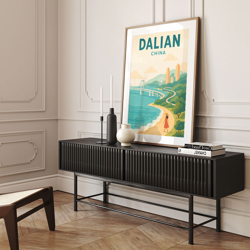 Dalian China Travel Poster 1