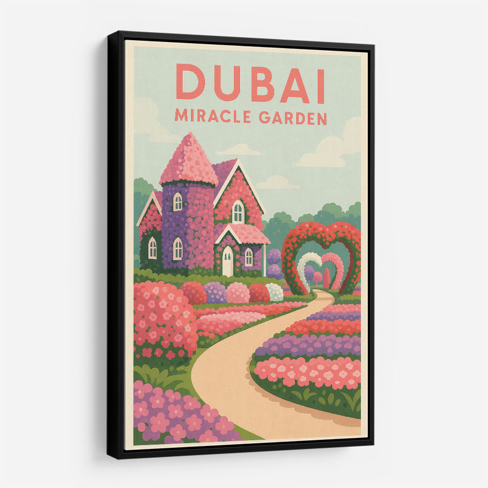 Dubai Miracle Garden Poster 1