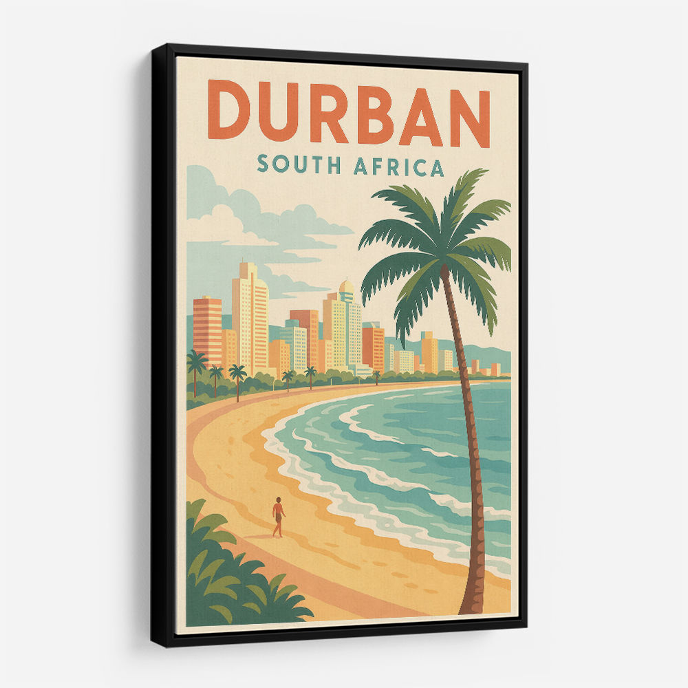 Durban Travel Poster