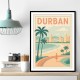 Durban Travel Poster 2