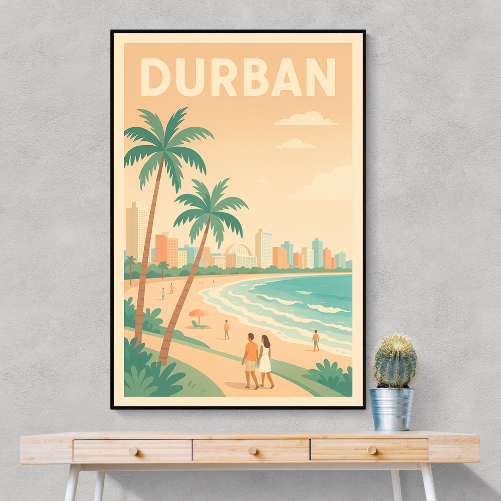Durban Travel Poster 3