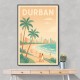 Durban Travel Poster 3