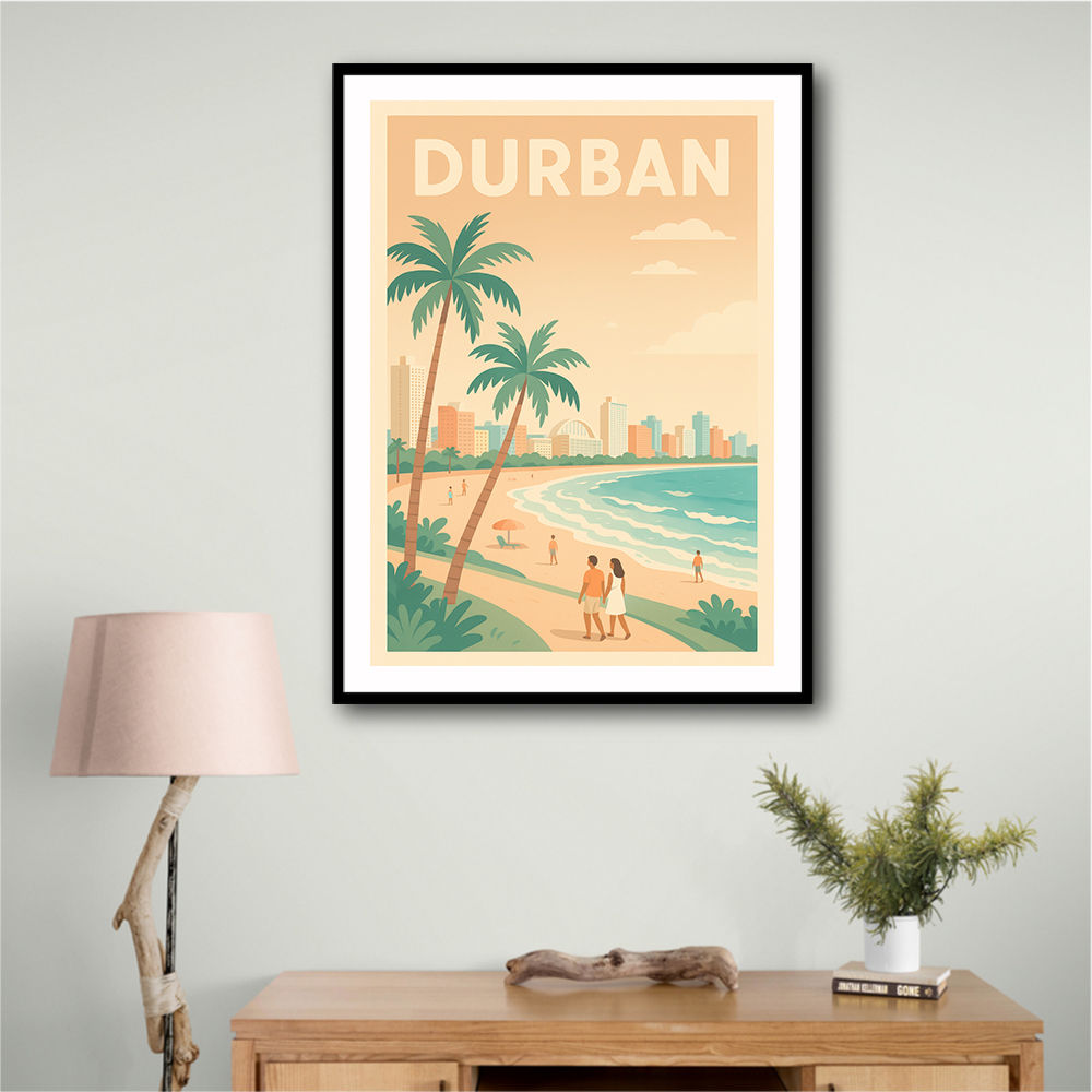 Durban Travel Poster 3