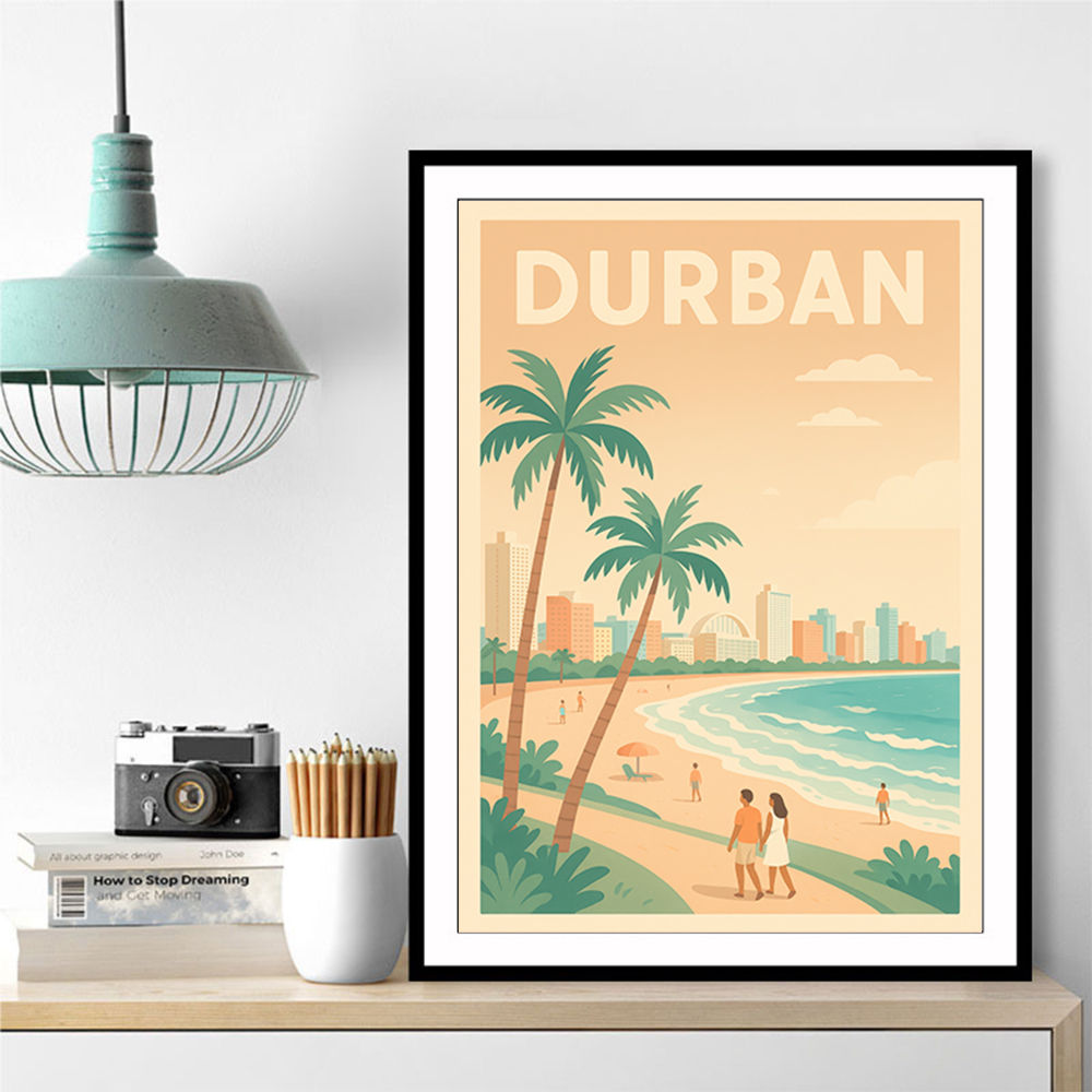 Durban Travel Poster 3