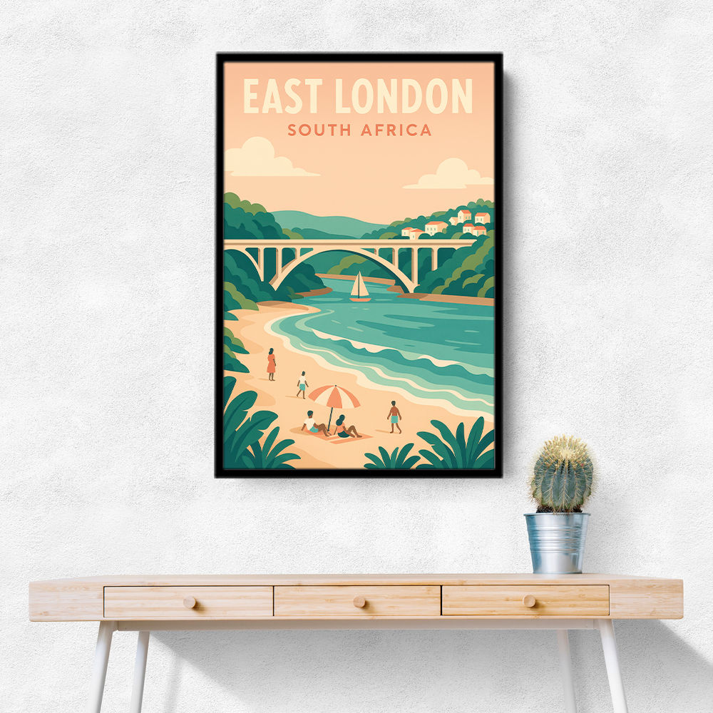 East London Travel Poster