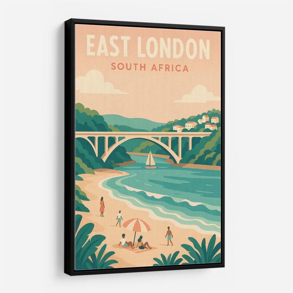 East London Travel Poster