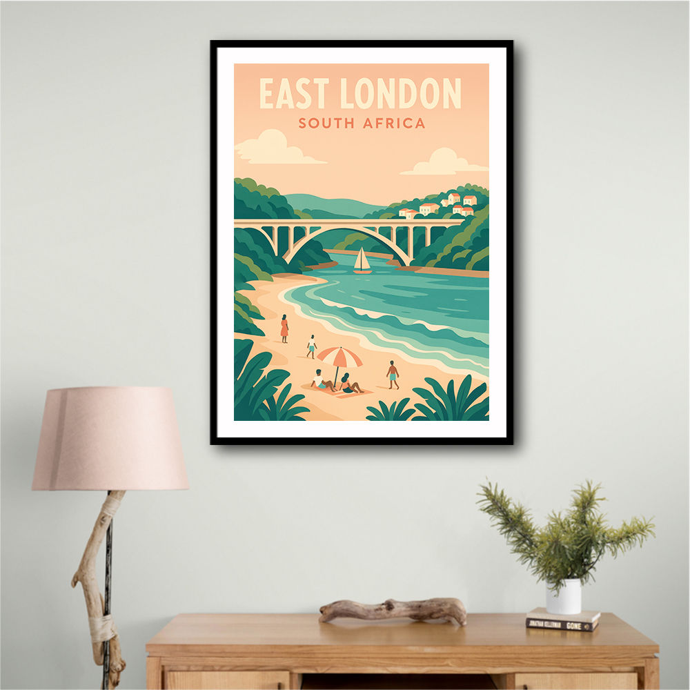 East London Travel Poster