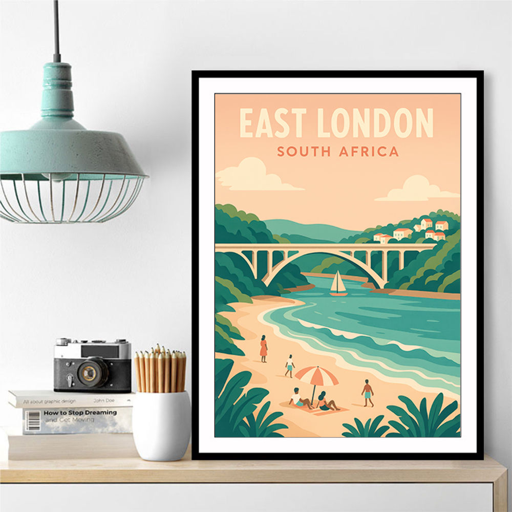 East London Travel Poster
