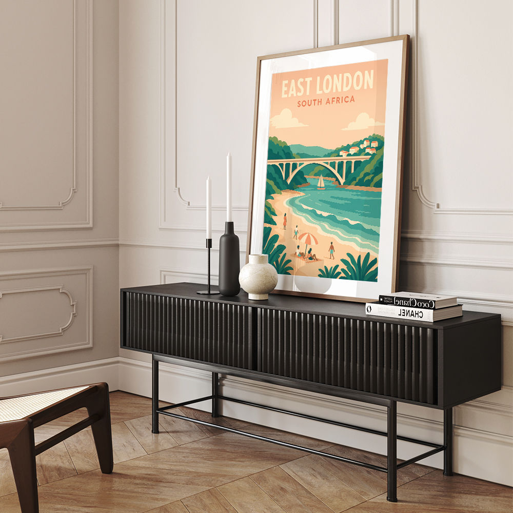 East London Travel Poster