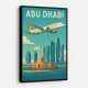 Etihad Abu Dhabi Travel Poster 1