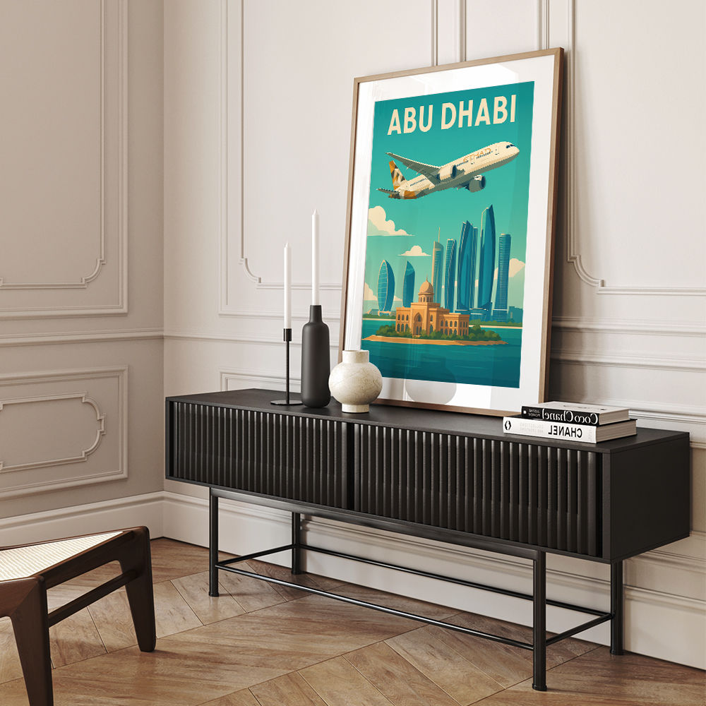 Etihad Abu Dhabi Travel Poster 1