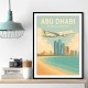 Etihad Abu Dhabi Travel Poster 2