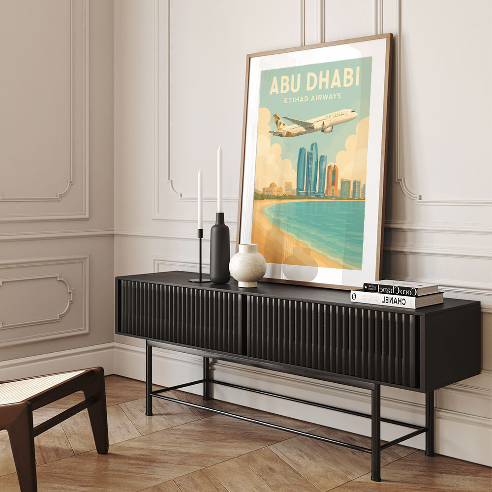 Etihad Abu Dhabi Travel Poster 2