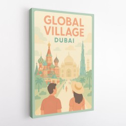 Global Village Travel Poster