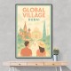 Global Village Travel Poster