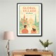 Global Village Travel Poster