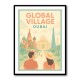 Global Village Travel Poster