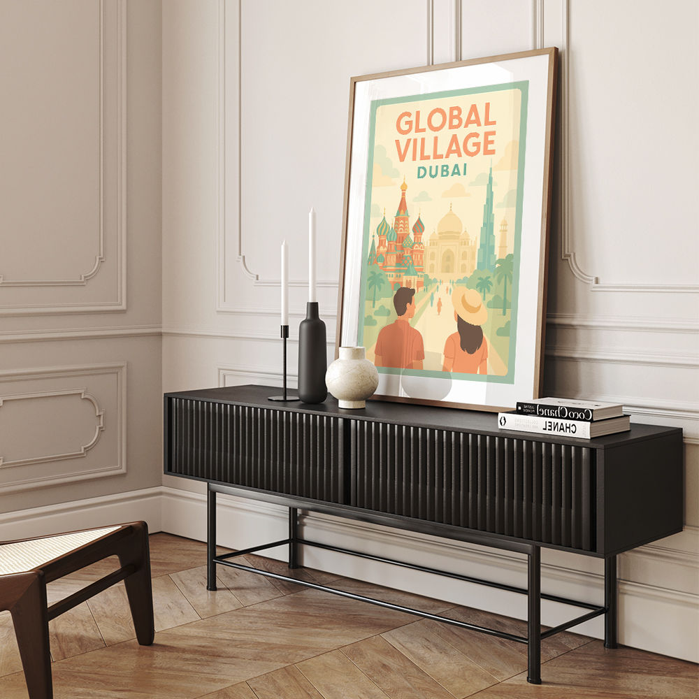 Global Village Travel Poster