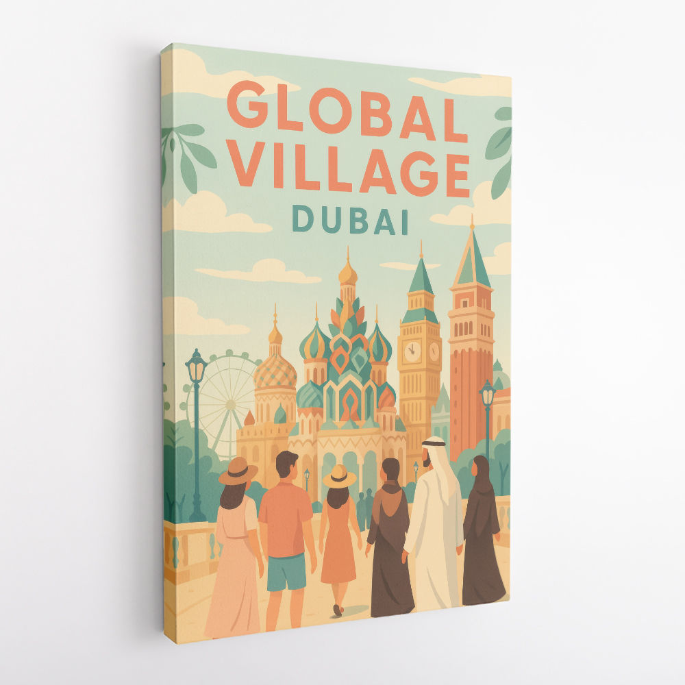Global Village Travel Poster 2