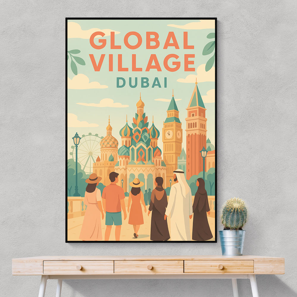 Global Village Travel Poster 2