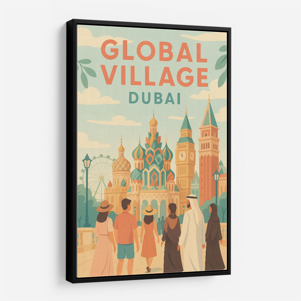 Global Village Travel Poster 2