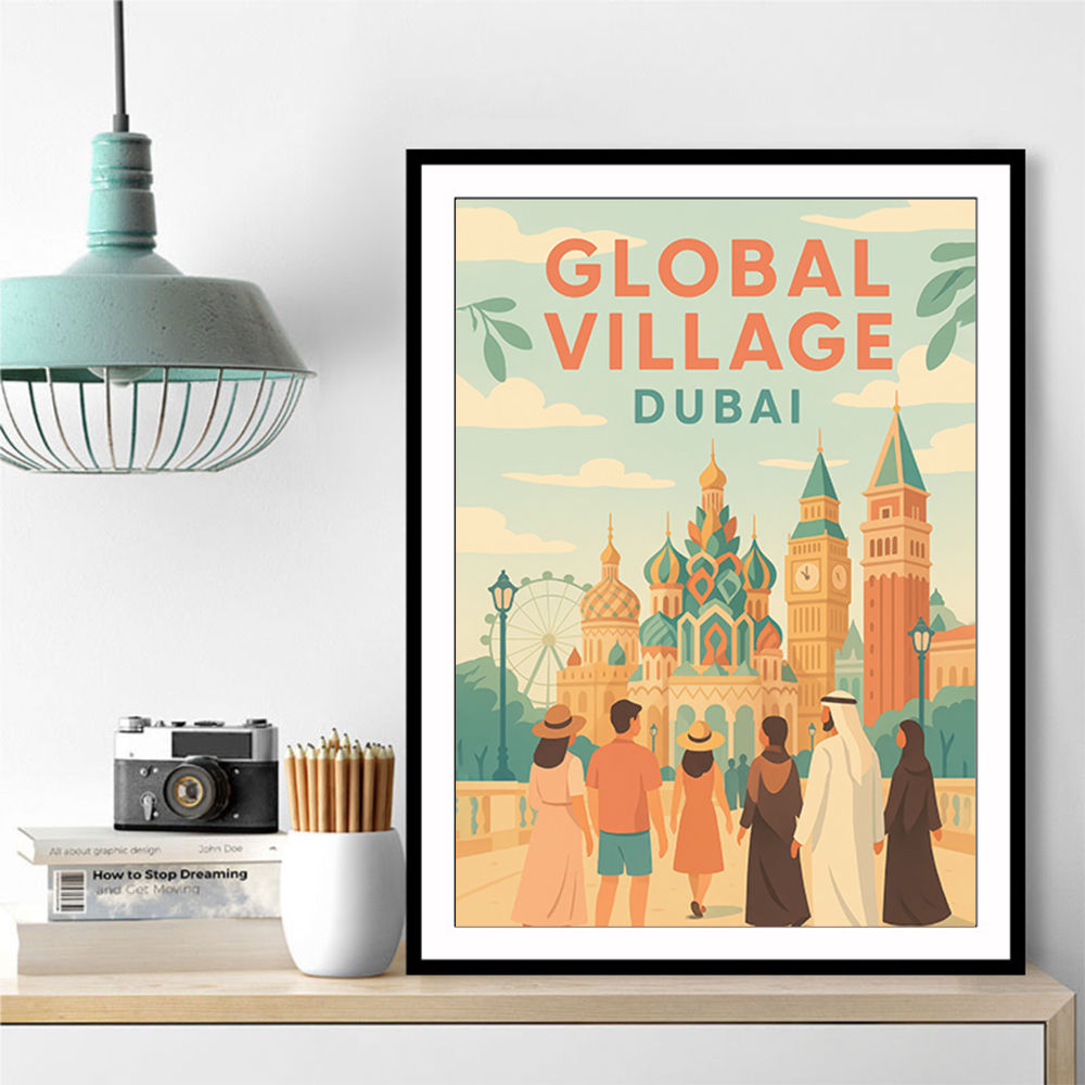 Global Village Travel Poster 2