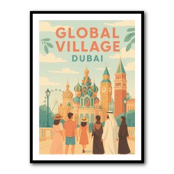 Global Village Travel Poster 2