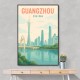Guangzhou China Travel Poster  