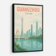Guangzhou China Travel Poster  