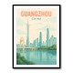 Guangzhou China Travel Poster  