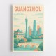 Guangzhou China Travel Poster 1